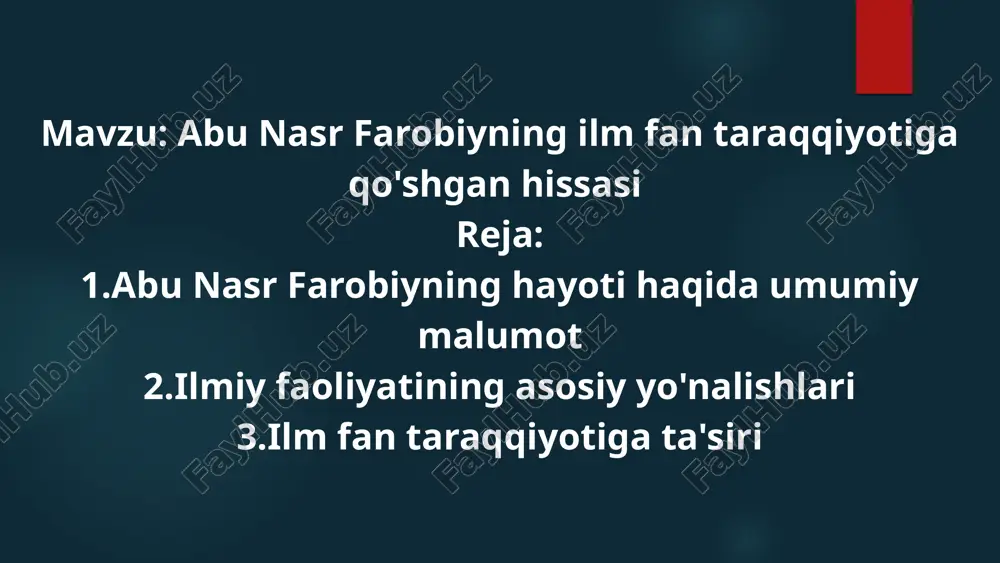 abu nasr farobiy — PPTX