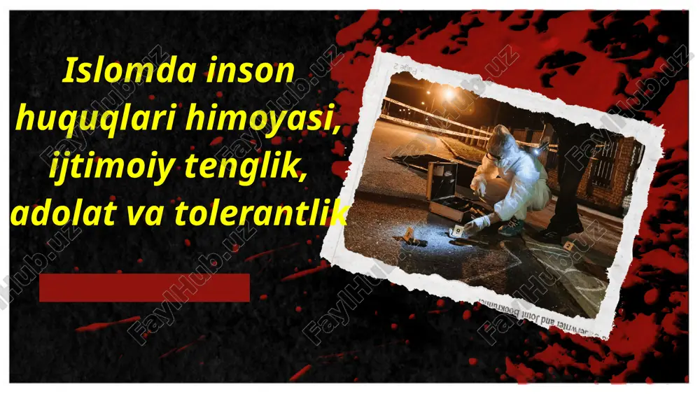islomda inson huquqlari himoyasi — PPTX