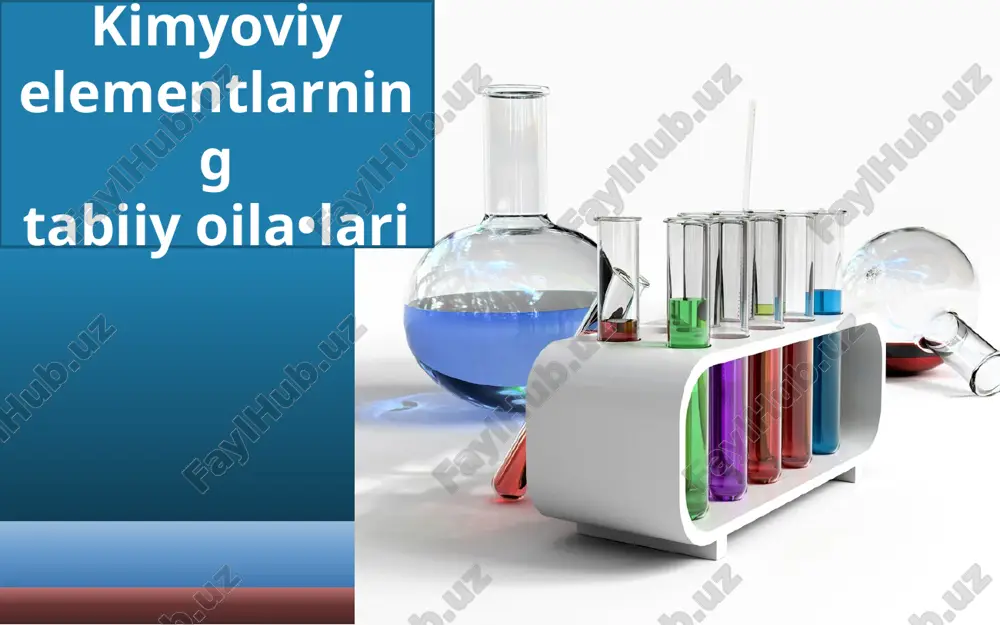 kimyoviy elementlar — PPTX