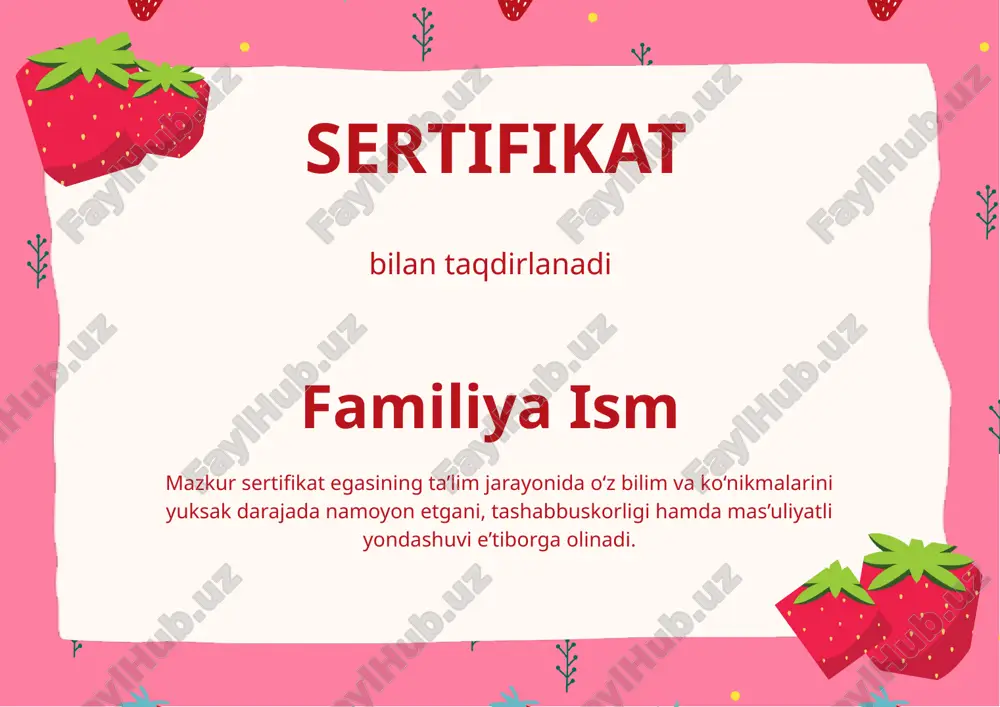 sertifikat — PPTX