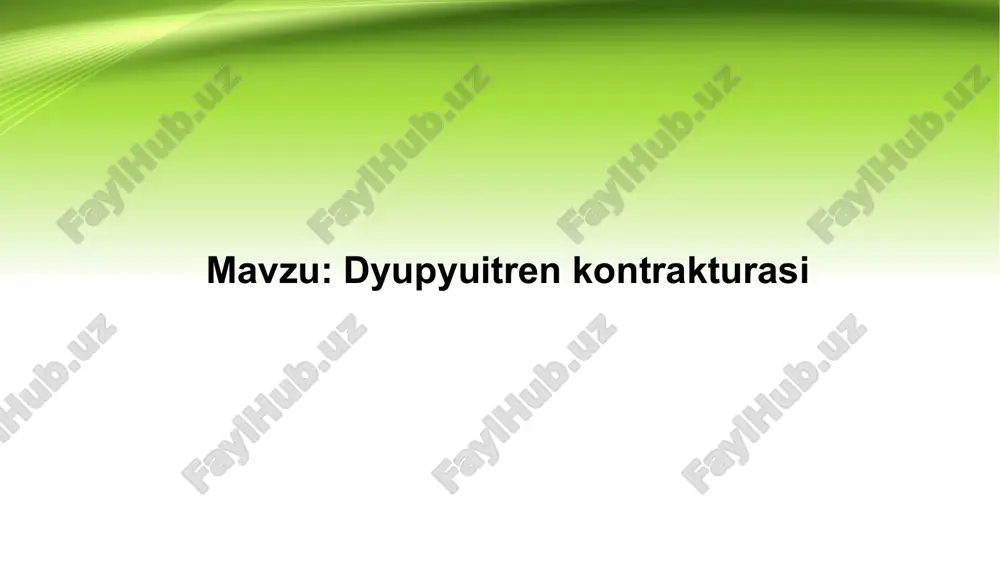 dyupyuitrenkontrakturasi — PPTX