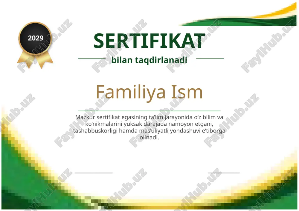 mazkursertifikat — PPTX