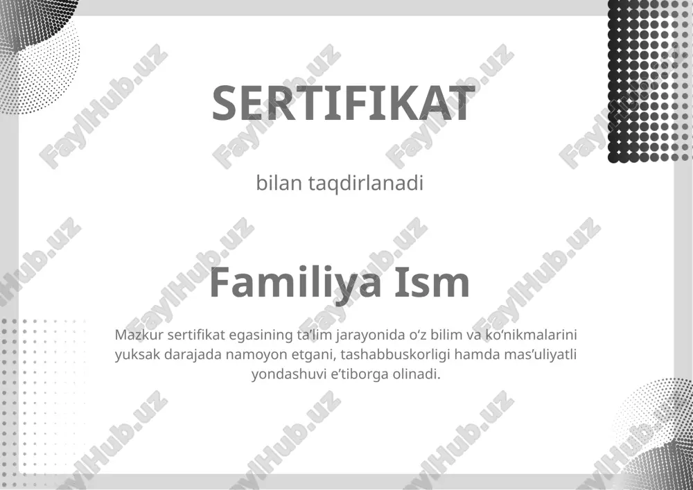 sertifikat — PPTX