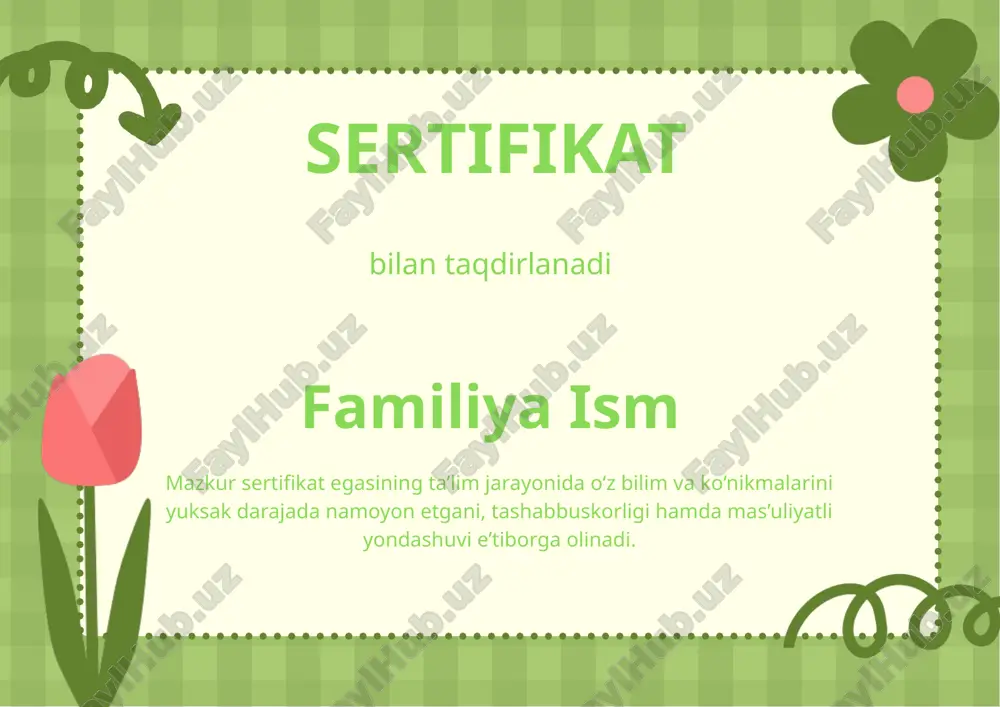 sertifikat — PPTX