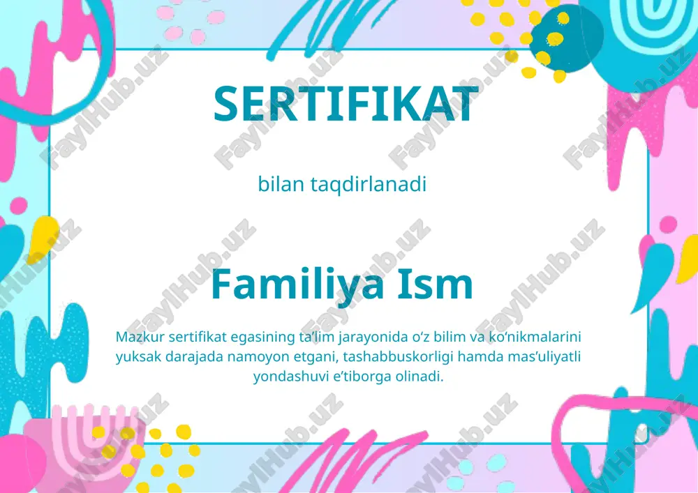sertifikat — PPTX
