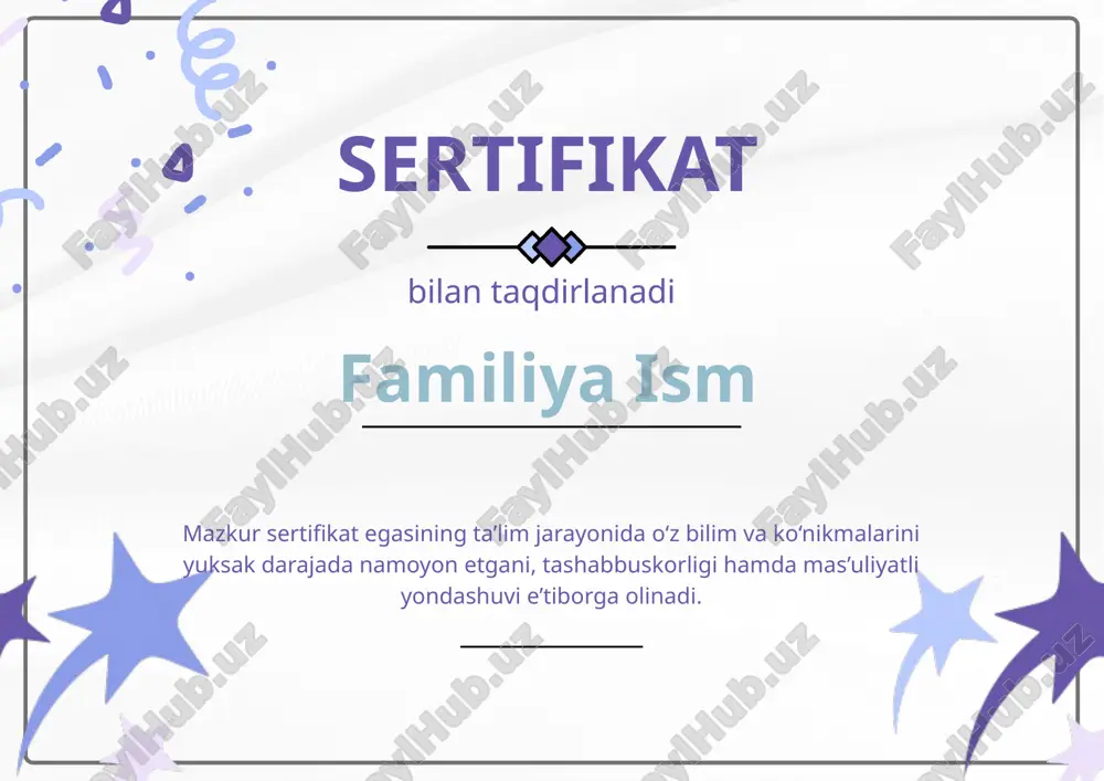 sertifikat — PPTX