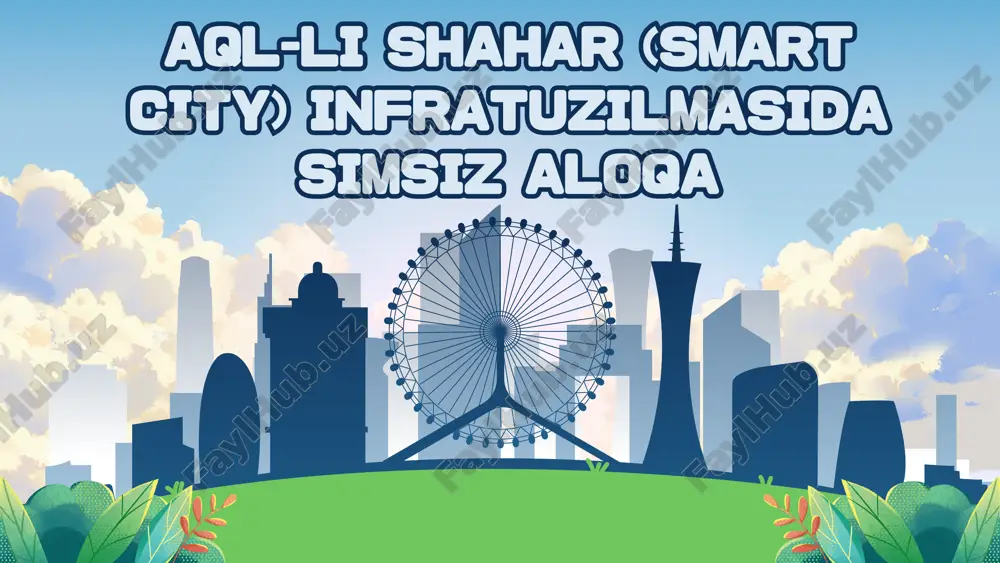 smart shahar infratuzilmasi — PDF