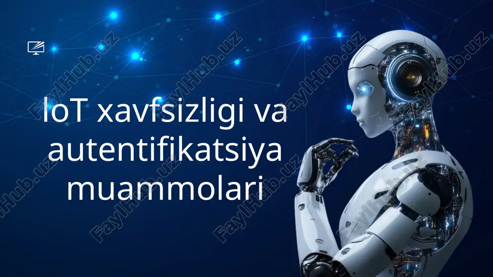 lot xavfsizligi va autentifikatsiya muammolari — PPTX