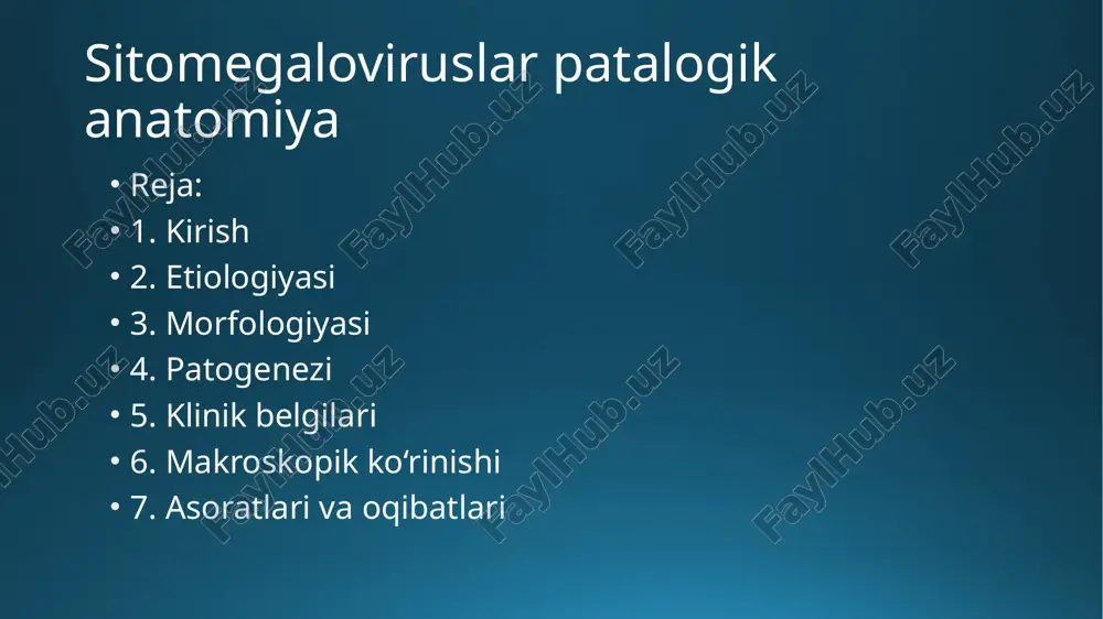 sitomegaloviruslarpatalogikanatomiya — PPTX