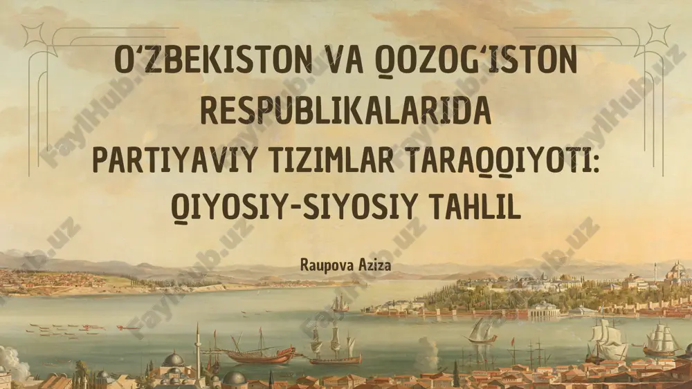 o‘zbekiston va qozog‘iston saylov tizimi — PDF