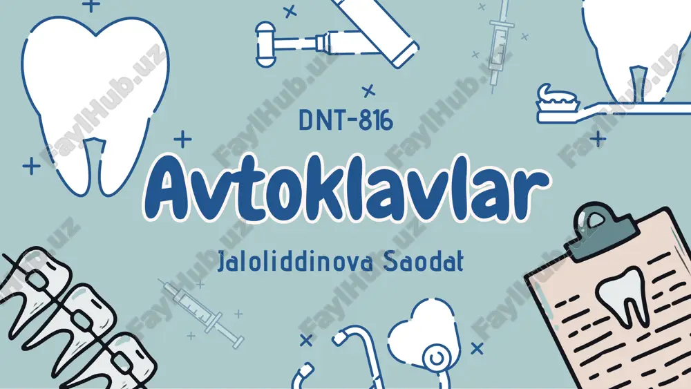 avtoklavlar — PDF