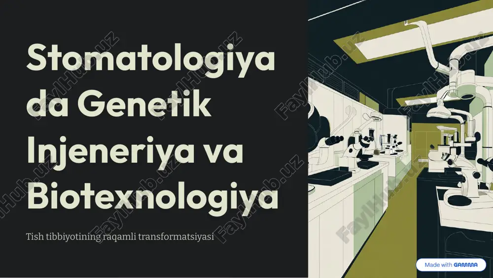 tish tibbiyotining raqamli transformatsiyasi — PDF
