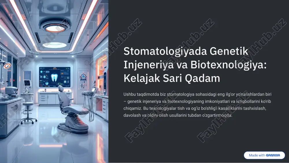 genetik injeneriya va biotexnologiya — PDF