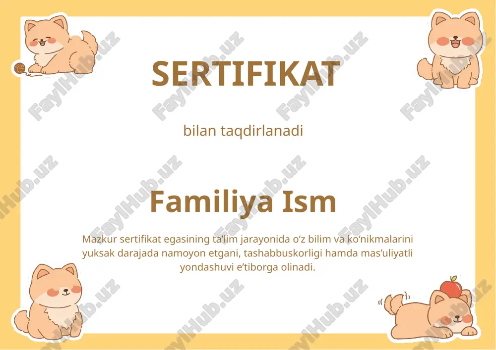 sertifikat — PPTX
