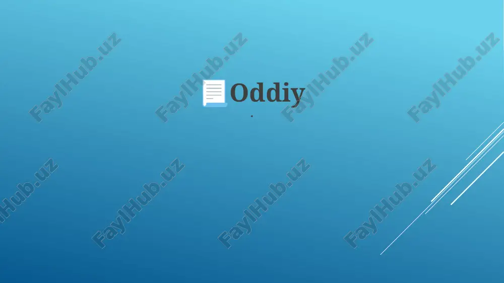 harakatdagi soddalik — PPTX