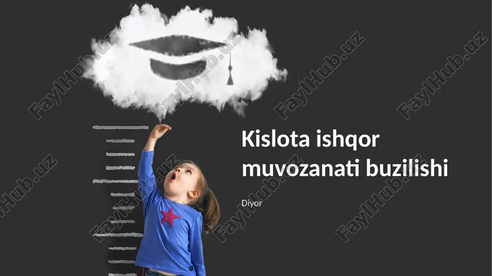 kislota-ishqor muvozanati buzilishi — PPTX