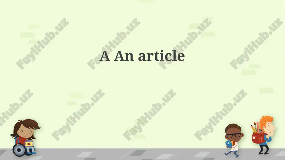 introduction to the article — PPTX