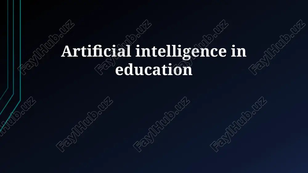 ai-powered learning: transforming education — PPTX