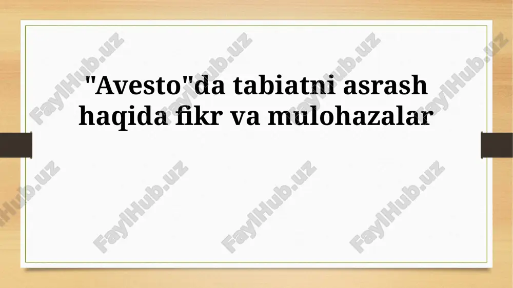 avesto — PPTX