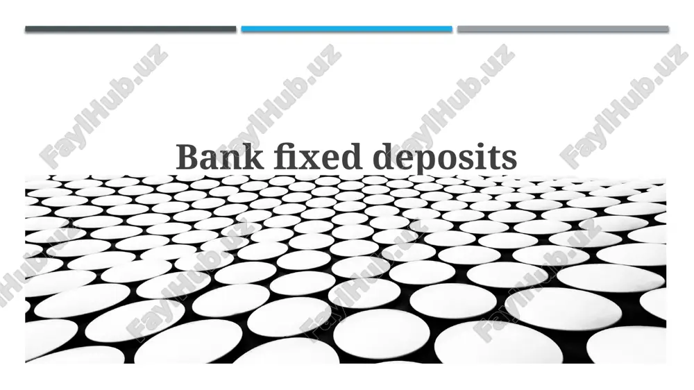 fixed deposits — PPTX