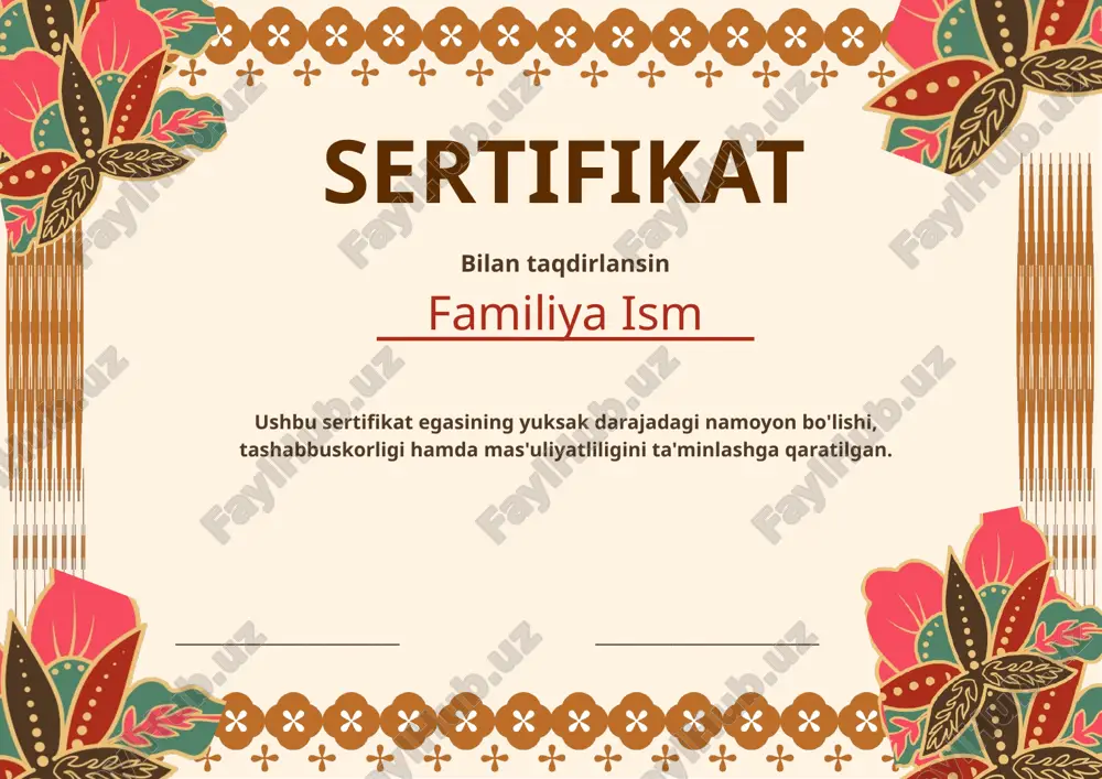 sertifikat — PPTX
