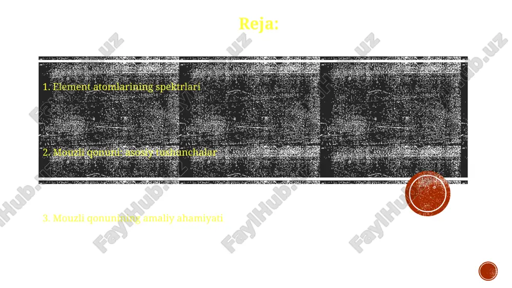 element atomlarining spektrlari — PPTX