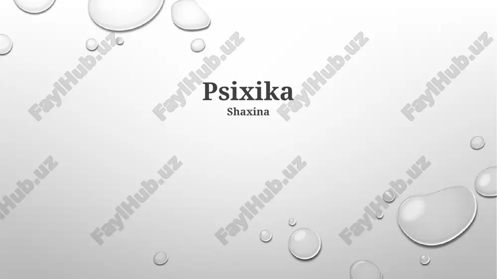 psixika — PPTX