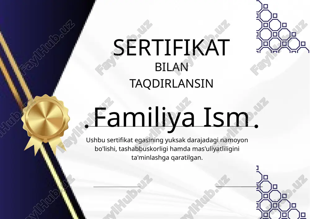 sertifikat — PPTX