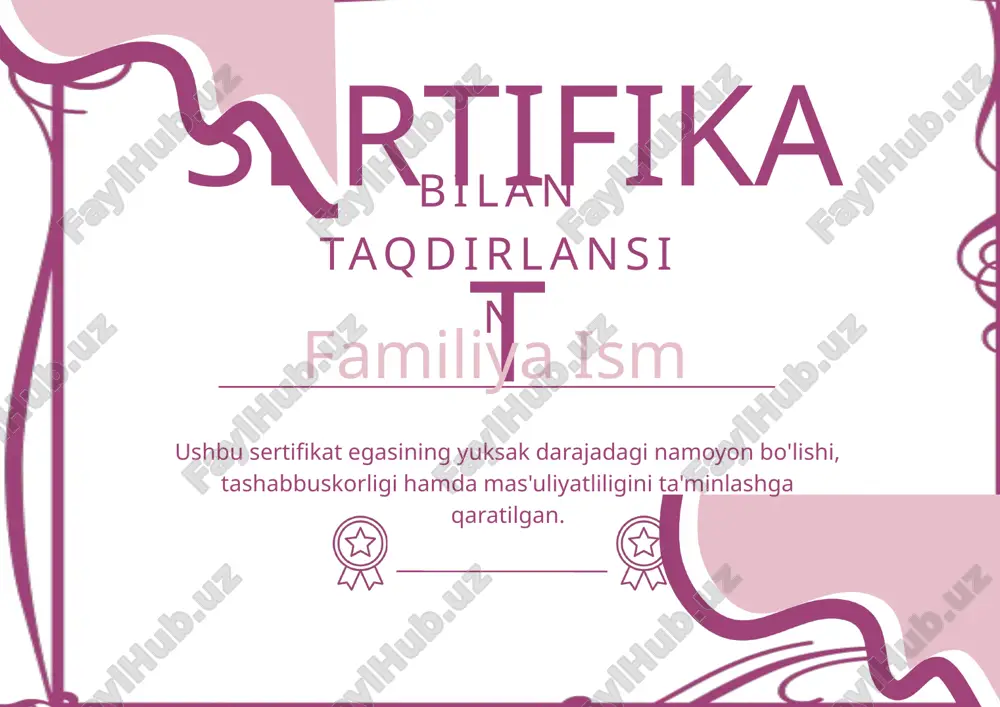 sertifikat — PPTX