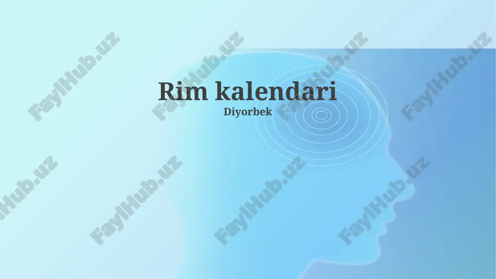 rim kalendari — PPTX