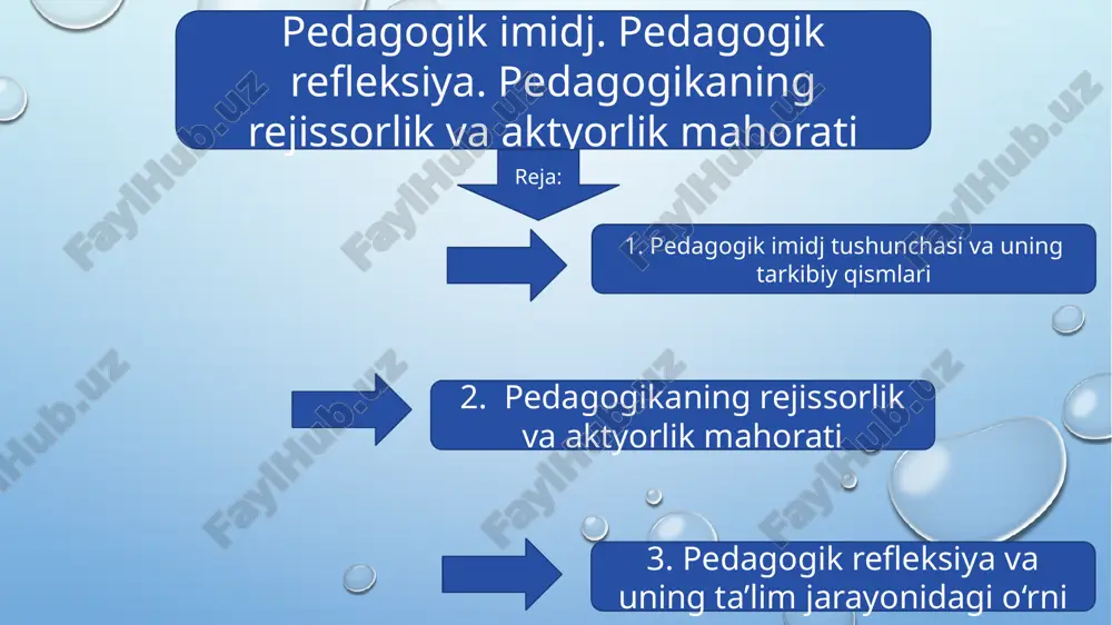 pedagogik faoliyat — PPTX
