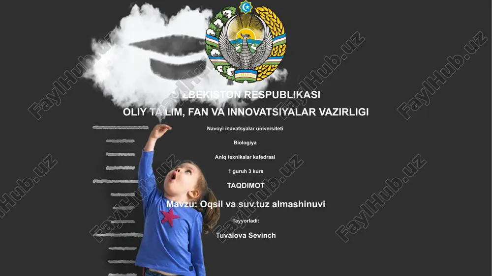 oqsil va suv.tuz almashinuvi — PPTX