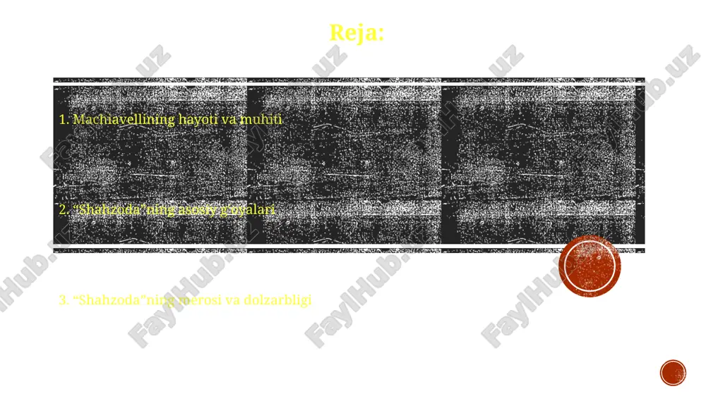 machiavellining hayoti va muhiti — PPTX