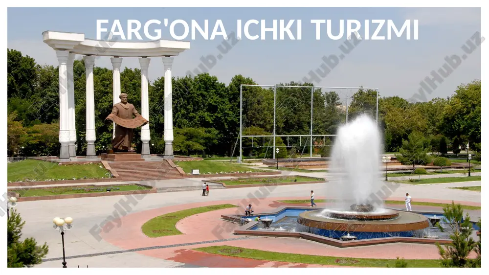 farg'ona ichki turizmi — PPTX