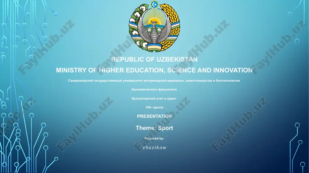 presentation on sport — PPTX