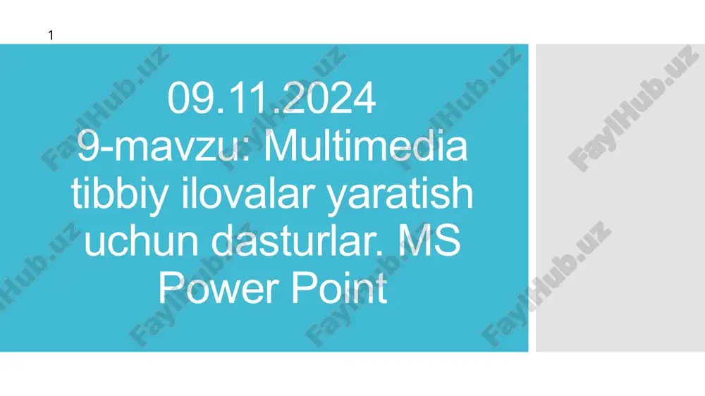 microsoft powerpoint — PPTX