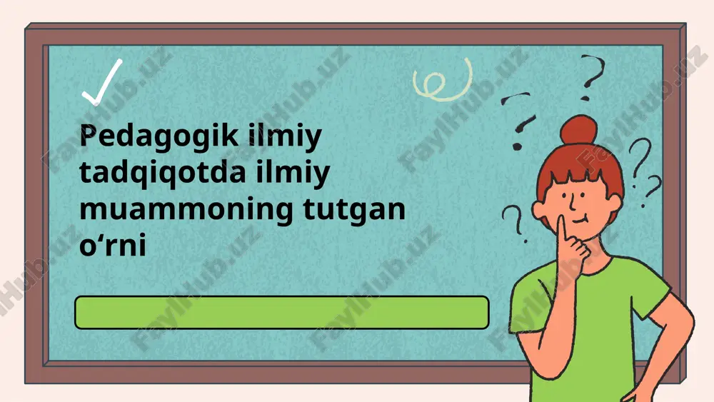 ilmiy muammo tushunchasi — PPTX