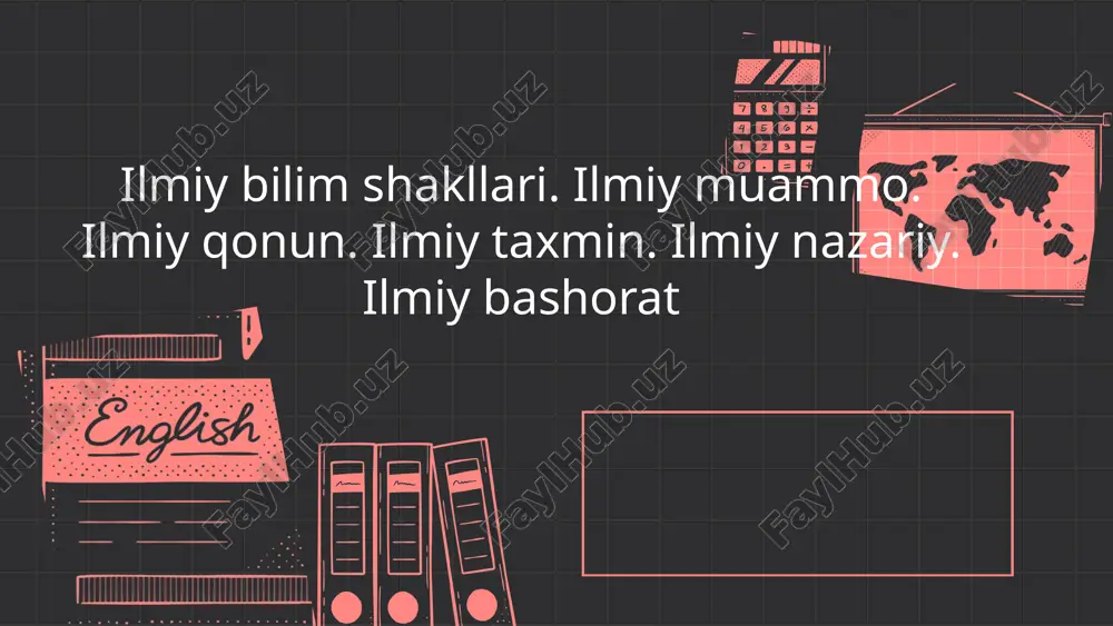 ilmiy muammo va uning ilmiy izlanishdagi roli — PPTX