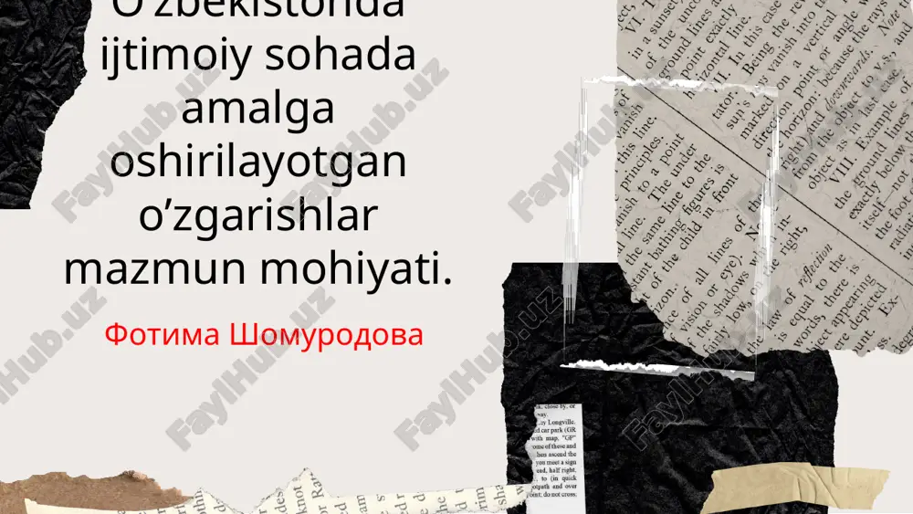 ijtimoiy sohadagi yangi tashabbuslar va loyihalar — PPTX