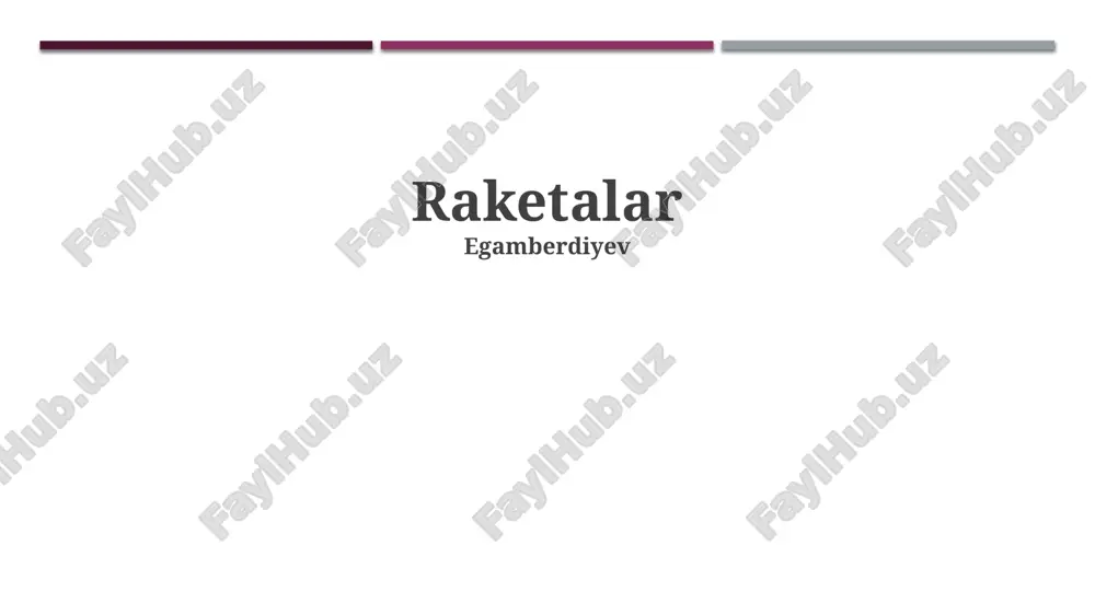 raketalar — PPTX