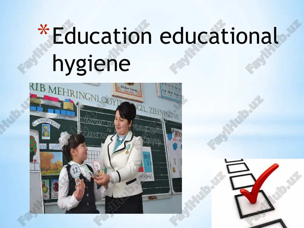 hygiene in education — PPTX