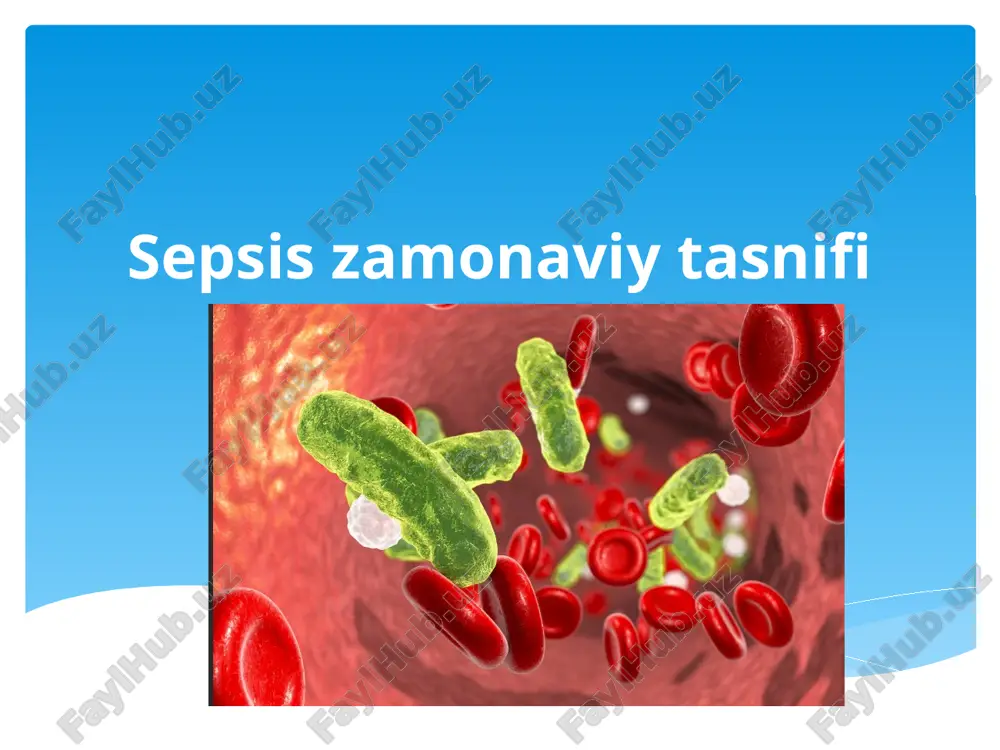 sepsisziyopatologiya — PPTX
