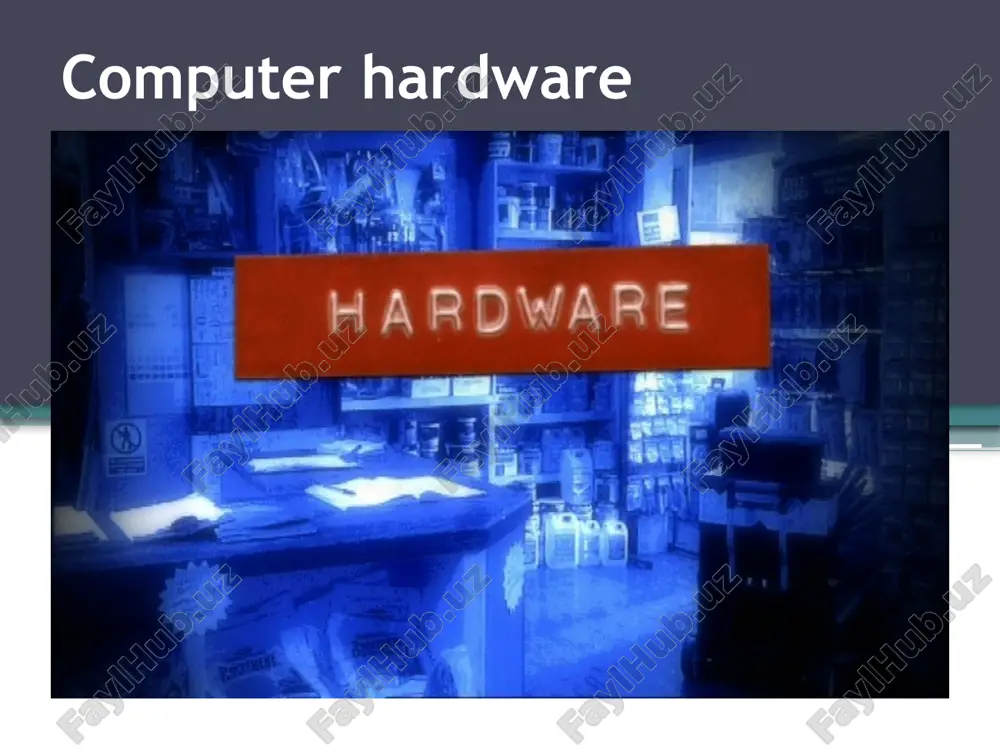computer hardware — PPTX