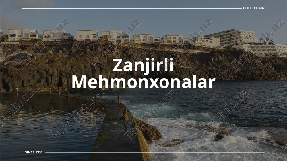 zanjirli mehmonxonalar — PPT