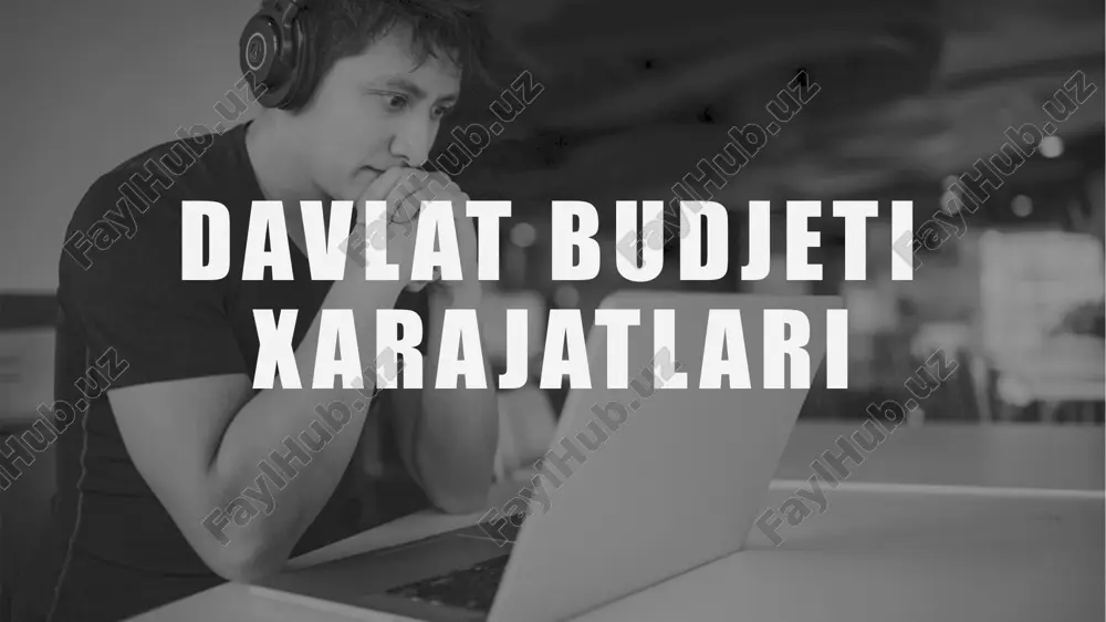 davlat budjeti xarajatlari — PPTX