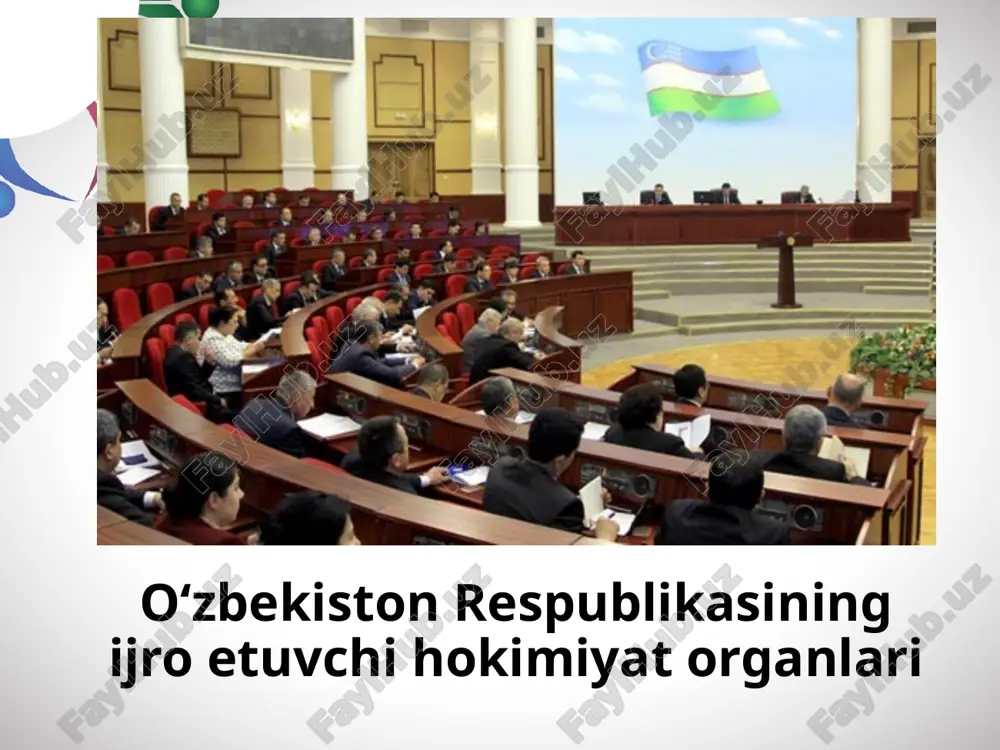 o‘zbekiston respublikasi ijroetuvchihokimiyati — PPTX