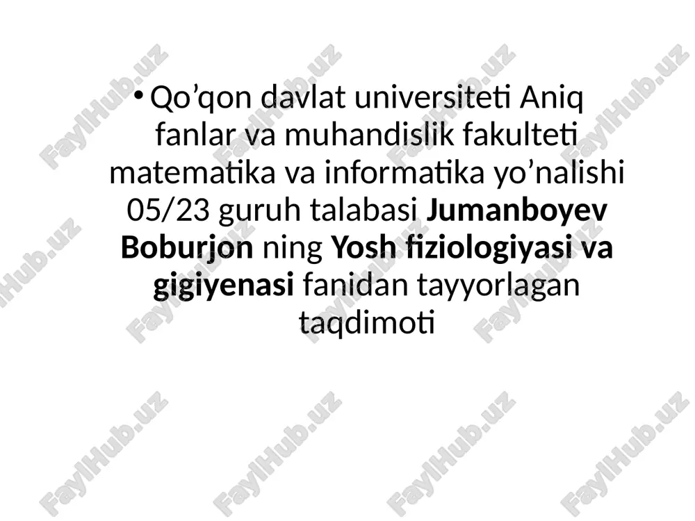 yoshfiziologiya — PPTX