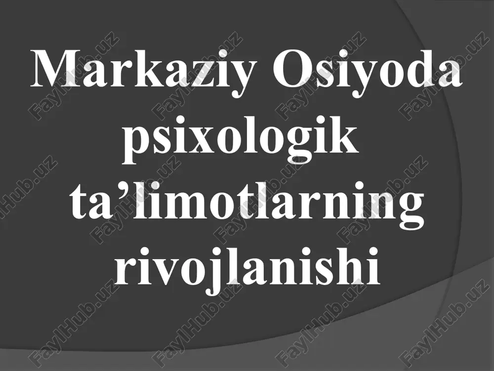 moslamalar tarixi — PPTX