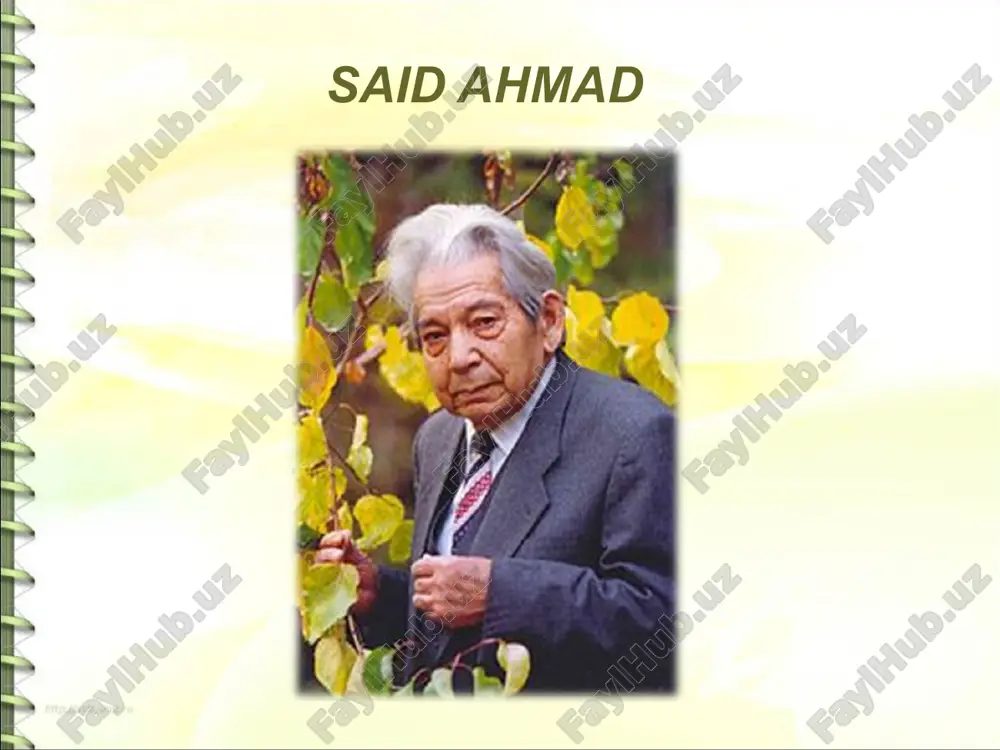 said ahmad — PPT