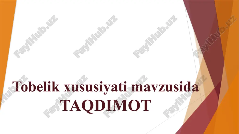 o‘smirning ijtimoiy moslashuvi va o‘ziga xosligi — PPTX